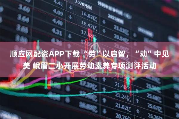 顺应网配资APP下载 “劳”以启智，“动”中见美 峨眉二小开展劳动素养专项测评活动